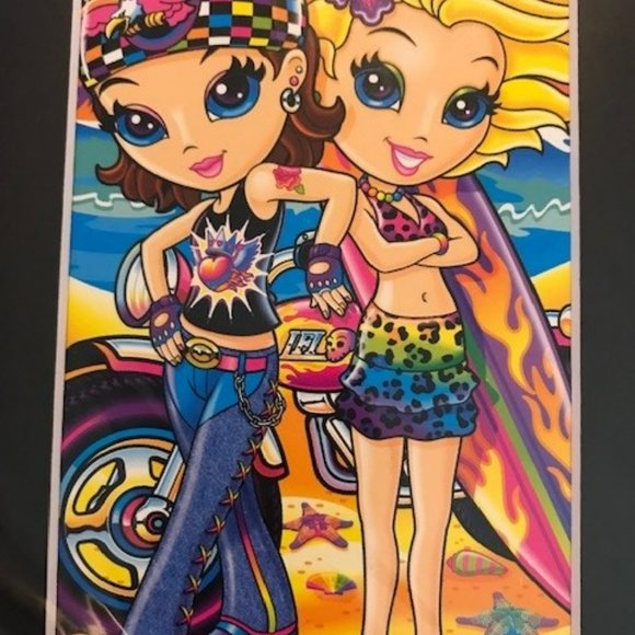 Lisa Frank - Vintage Y2K - Notepad - Notebook Cover Art - RARE Awesome Find !! - Picture 4 of 4